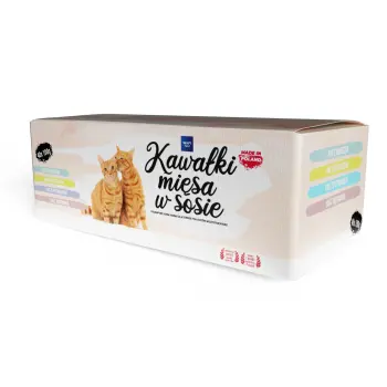 WAFI Karma mokra dla kota saszetki MIX SMAKÓW 40x100g