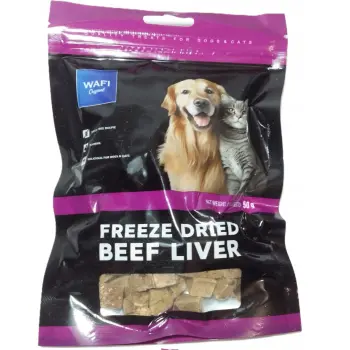 WAFI freeze dried beef liver 50g