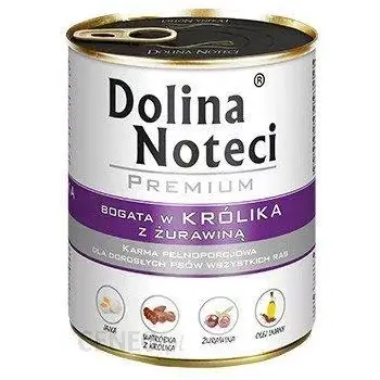 DOLINA NOTECI Premium bogata w królika z żurawiną 12 x 800g