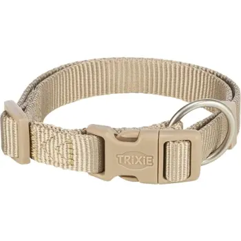 Obroża Premium, XXS–XS: 15–25 cm/10 mm, kolor piaskowy