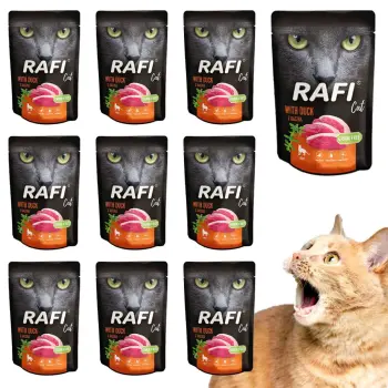 Rafi Cat saszetka kaczka 10 x 100 g