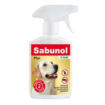 SABUNOL płyn do zwalczania pcheł w otoczeniu zwierząt 250ml