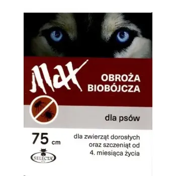 SELECTA Obroża biobójcza Max 75 cm brązowa