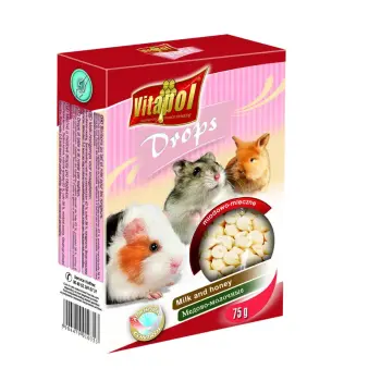 VITAPOL DROPSY DLA GRYZONI MLECZNO-MIODOWE [ZVP-1035] 75g