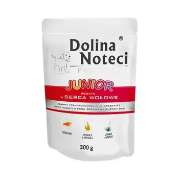 DOLINA NOTECI JUNIOR Bogata w serca wołowe 300g