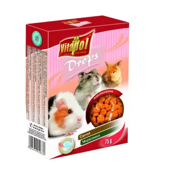 VITAPOL DROPSY DLA GRYZONI MARCHEWKA [ZVP-1036] 75g