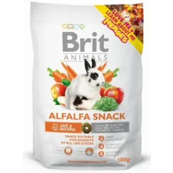 BRIT ANIMALS ALFALFA SNACK FOR RODENTS 100 g