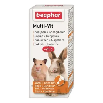 BEAPHAR MULTI-VIT SM. ANIMAL + VIT.C 20ML - preparat witaminowy dla królików i gryzoni