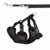 TRIXIE Szelki dla szczeniąt ze smyczą 23–34cm/2m/10mm czarna [TX-15561]