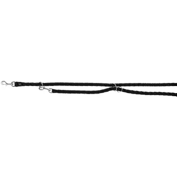 TRIXIE Smycz regulowana Cavo, L–XL: 2.00 m/o 18 mm, czarna [TX-143601]