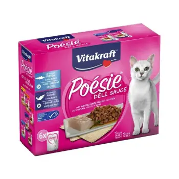 VITAKRAFT POESIE DELI SAUCE MULTIPAK z rybą dla kota 6x85g