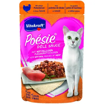 VITAKRAFT POESIE DELI SAUCE indyk saszetka dla kota 85g