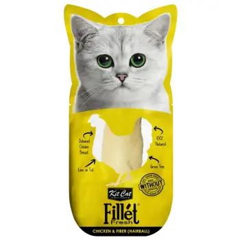 KIT CAT FILLET FRESH Kurczak & Błonnik (Fiber) 30g [KC-805]