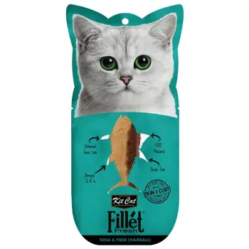 KIT CAT FILLET FRESH Tuńczyk & Błonnik (Fiber) 30g [KC-829]