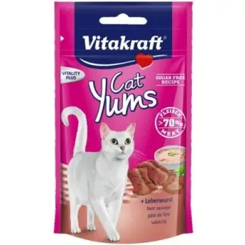 VITAKRAFT CAT YUMS przysmak dla kota, wątróbka 40g +20% gratis