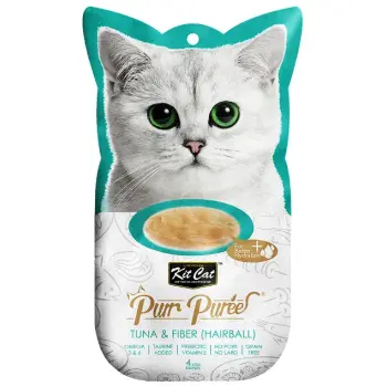 KIT CAT PurrPuree TUNA & FIBER (tuńczyk & błonnik) [KC-843] 4x15g