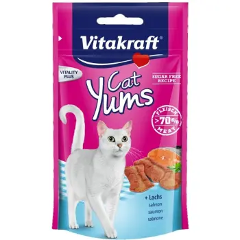 VITAKRAFT CAT YUMS przysmak dla kota, łosoś 40g +20% gratis