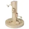 KERBL Zabawka edukacyjna dla gryzoni Feedtree, drewniana 25x25x30cm [81764]