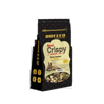 BIOFEED Royal Crispy Premium Cuni Junior 750g - dla młodych królików