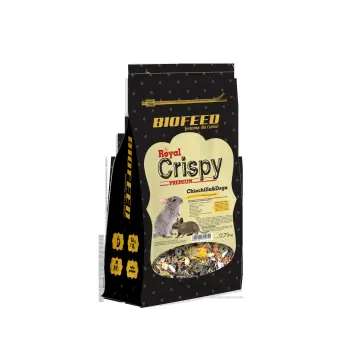 BIOFEED Royal Crispy Premium Chinchilla & Degu 750g - dla szynszyli i koszatniczek