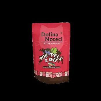 DOLINA NOTECI SUPERFOOD Sarna i wołowina saszetka kot 85g