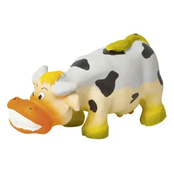 KERBL Zabawka dla psa, krowa z lateksu, piszcząca 17cm [83483]