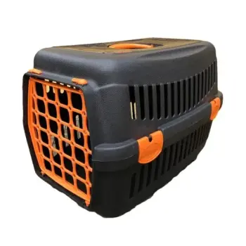 PET STYLE Transporter dla kota/psa średni czarny 49x33x32cm