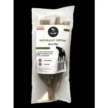 PINSCHER Naturalny gryzak dla psa - SKÓRA KRÓLIKA 100g