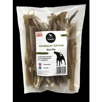 PINSCHER Naturalny gryzak dla psa - SKÓRA KRÓLIKA 250g