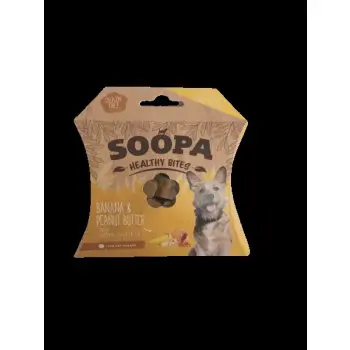 SOOPA Healthy BITES Banana & Peanut Butter (banan i masło orzechowe) 50g