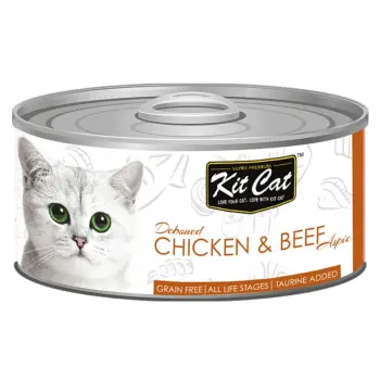 KIT CAT CHICKEN & BEEF (kurczak z wołowiną) [KC-2218] 80g