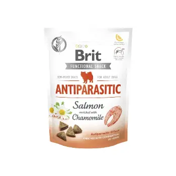 BRIT CARE Dog Functional Snack Antipararistic Salmon & Chamomile 150g