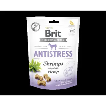 BRIT CARE Dog Functional Snack Antistress Shrimps & Hemp 150g