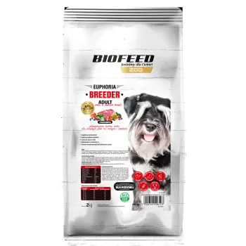 BIOFEED EUPHORIA BREEDER ADULT Small & Medium dla dorosłych psów małych i średnich ras z wołowiną 2kg