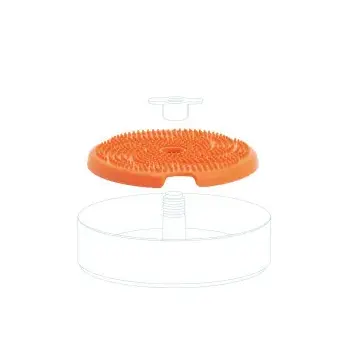 PDH SPIN LICK FRISBEE ORANGE MEDIUM miska interaktywna [PDHF203]