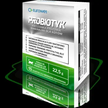 EUROWET Probiotyk dla kotów 15x1,5g