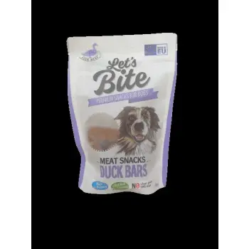 BRIT LET'S BITE MEAT SNACKS DUCK BARS 80g