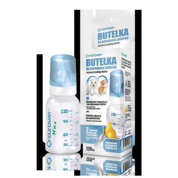 EUROWET Butelka do karmienia zwierząt 120ml