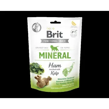 BRIT CARE Puppy Functional Snack Mineral Ham & Kelp 150g