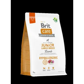 BRIT CARE Hypoallergenic Junior Large Breed Lamb 3kg