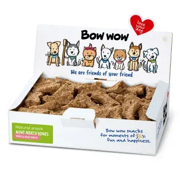 BOW WOW Naturalne kości wieprzowe z warzywami 1kg [BW669]