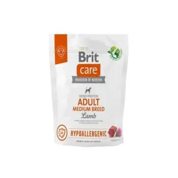 BRIT CARE Hypoallergenic Adult Medium Breed Lamb 1kg