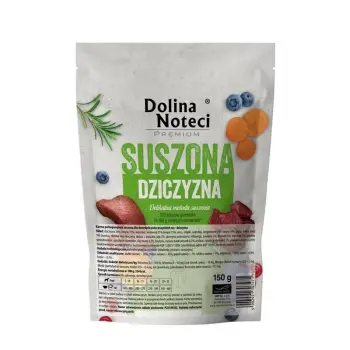 DOLINA NOTECI Karma suszona dla psa z dziczyzną 150g