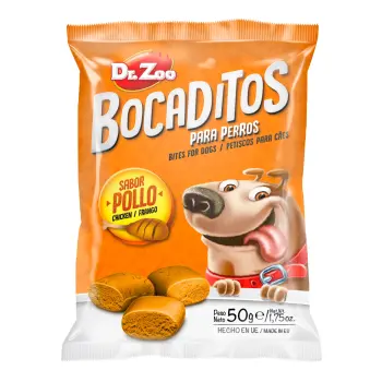 DR ZOO Bocaditos Pollo - Przekąski z kurczaka 50g [11140]