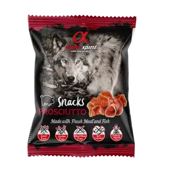 ALPHA SPIRIT Przysmak kostka dla psów prosciutto 50g