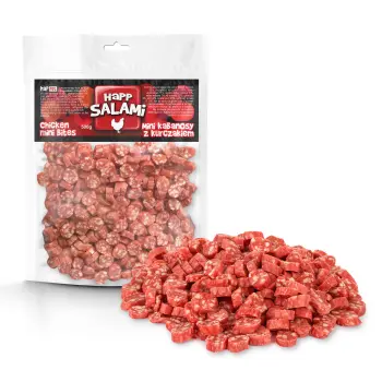 Mini kawałki salami z kurczakiem 100g
