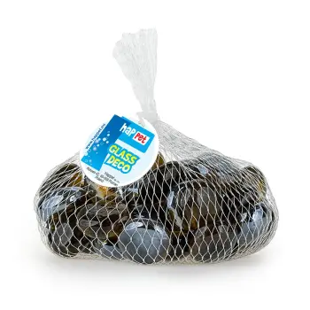 Szklane kamienie miodowa siateczk OS18