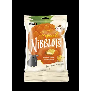 Vetiq Przysmaki dla gryzoni Owoce tropikalne Nibblots For Small Animals Tropical 30g