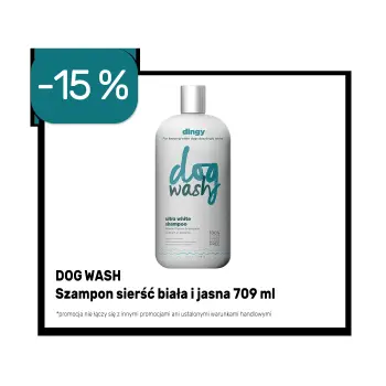 - 15% - Dog Wash Szampon Sierść Biała i Jasna 709 ml