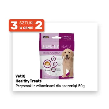 3 W CENIE 2 - Vetiq Przysmaki z witaminami dla szczeniąt Healthy Treats Nutri Booster for Puppies 50g